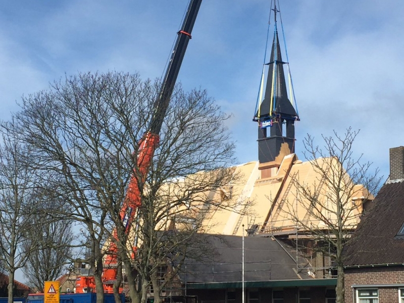 Amelandse kerk heeft nieuwe toren